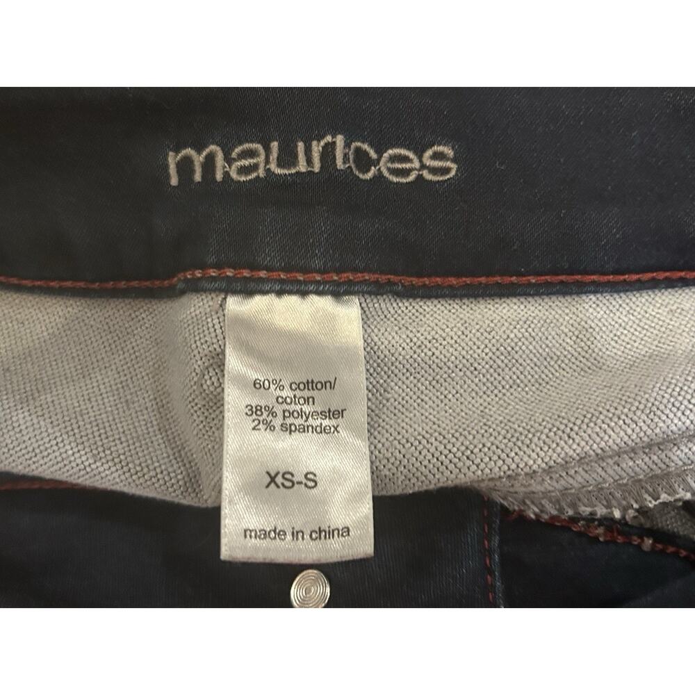 Maurices Women's size XS-S Straight Denim Jeans - Picture 3 of 3